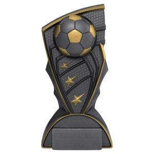 Graphite Soccer Resin Trophy