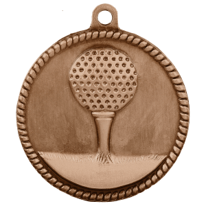 Golf High Relief Medal - JDS