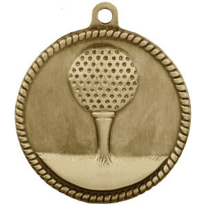 Golf High Relief Medal - JDS