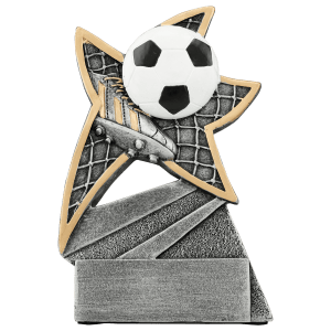 Jazz Star Soccer Resin Trophy