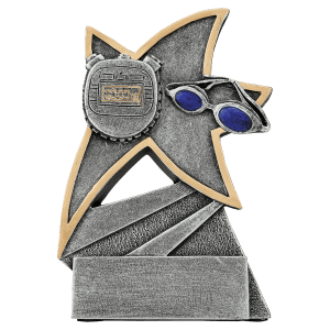 Jazz Star Swimming Resin Trophy