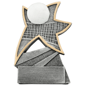 Jazz Star Volleyball Resin Trophy