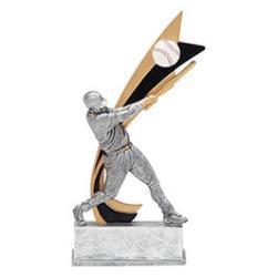 Live Action Baseball Resin Trophy