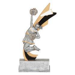 Live Action Cheer Resin Trophy
