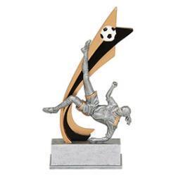 Live Action Soccer Resin Trophy