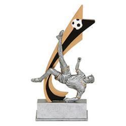 Live Action Soccer Resin Trophy