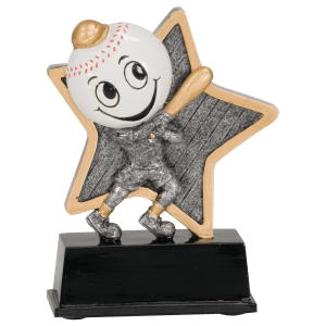 Little Pal Baseball Resin Trophy