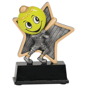 Little Pal Softball Resin Trophy