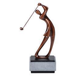 Modern Golf Resin Trophy