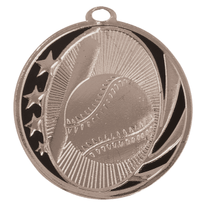 Baseball/Softball Laserable MidNite Star Medal - JDS