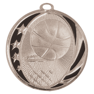 Basketball Laserable MidNite Star Medal - JDS