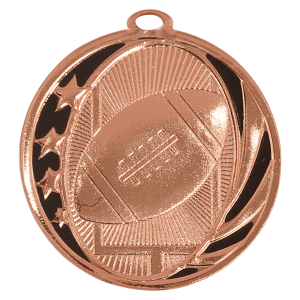 Football Laserable MidNite Star Medal - JDS