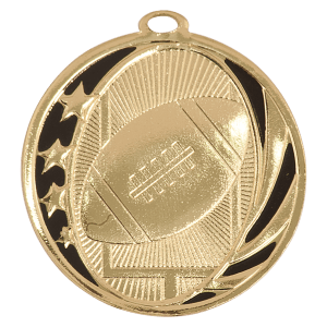Football Laserable MidNite Star Medal - JDS