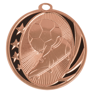 Soccer Laserable MidNite Star Medal - JDS