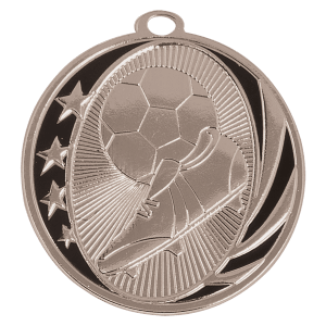 Soccer Laserable MidNite Star Medal - JDS