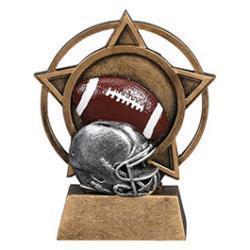 Orbit Football Resin Trophy
