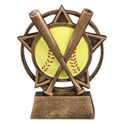 Orbit Softball Resin Trophy