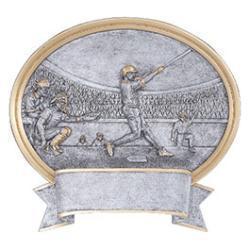 Oval Legend Baseball Resin Trophy