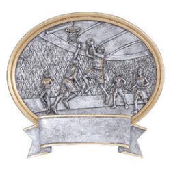 Oval Legend Basketball Resin Trophy