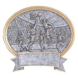 Oval Legend Basketball Resin Trophy