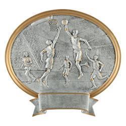 Oval Legend Basketball Resin Trophy