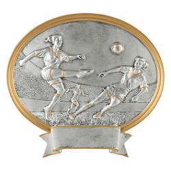 Oval Legend Soccer Resin Trophy