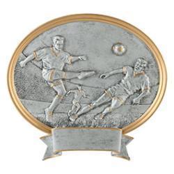 Oval Legend Soccer Resin Trophy