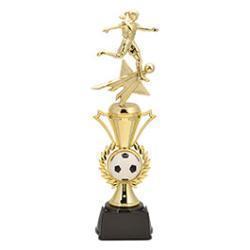 Radiance Assembled Soccer Resin Trophy