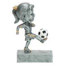 Rock'N Bop Bobblehead Soccer Resin Trophy
