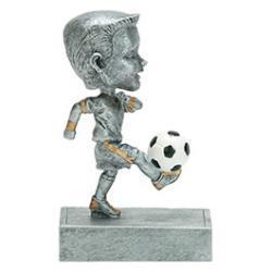 Rock'N Bop Bobblehead Soccer Resin Trophy