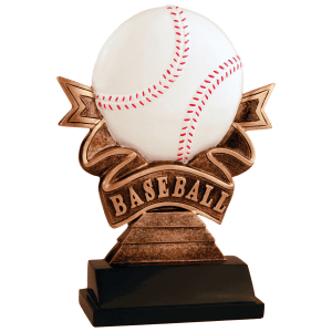 Ribbon Baseball Resin Trophy