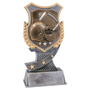 Shield Football Resin Trophy
