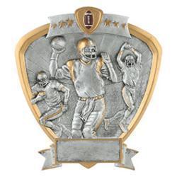 Shield Football Resin Trophy