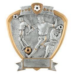 Shield Soccer Resin Trophy