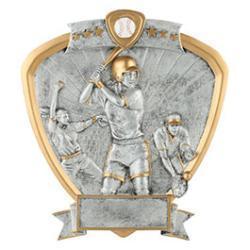 Shield Softball Resin Trophy