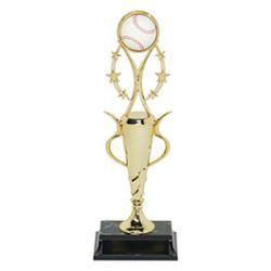 Spiral Cup Assembled Baseball Resin Trophy