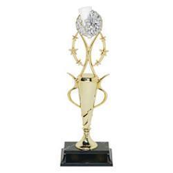 Spiral Cup Assembled Cheer Resin Trophy