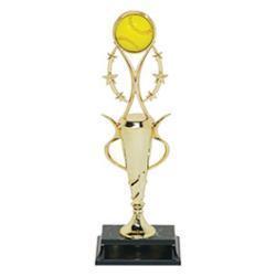 Spiral Cup Assembled Softball Resin Trophy
