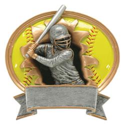 Sport Blaster Softball Resin Trophy