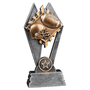 Sun Ray Football Resin Trophy
