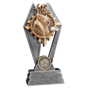 Sun Ray Golf Resin Trophy
