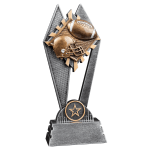 Sun Ray Football Resin Trophy