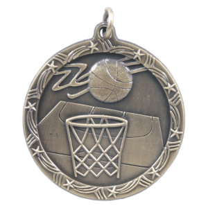 Basketball Shooting Star Medal - JDS