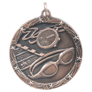 Swimming Shooting Star Medal - JDS