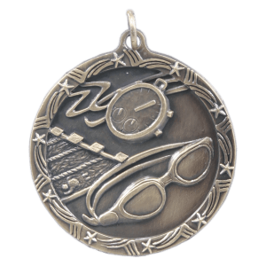 Swimming Shooting Star Medal - JDS
