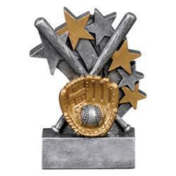Star Blast Baseball Resin Trophy