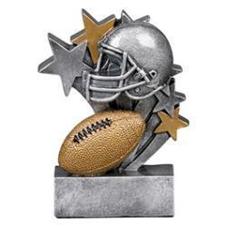 Star Blast Football Resin Trophy