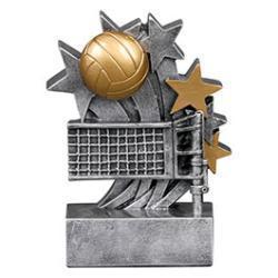 Star Blast Volleyball Resin Trophy