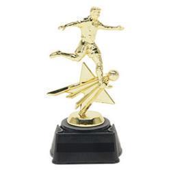 Star Figure Assembled Soccer Resin Trophy