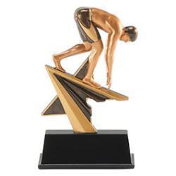Star Power Sport Swimming Resin Trophy
